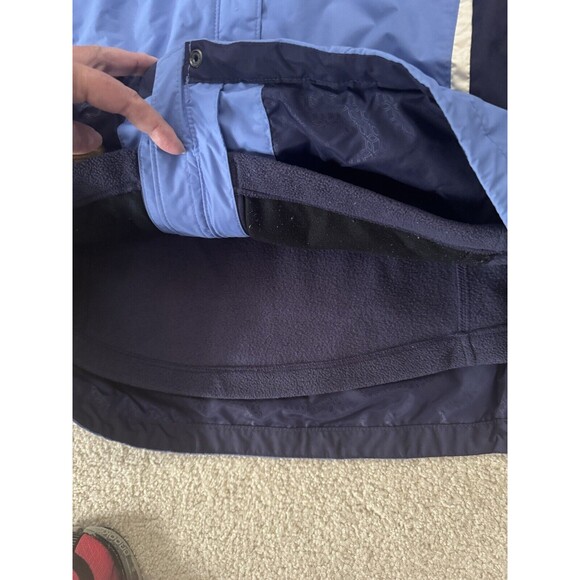 Columbia Interchange Jacket Women’s Plus Size 1X blue/white Fleece Lined - Picture 4 of 14